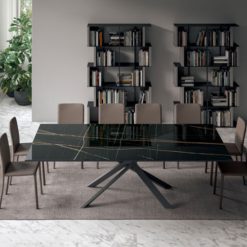 Masa pentru dining extensibila Ozzio Italia, 4 x 4